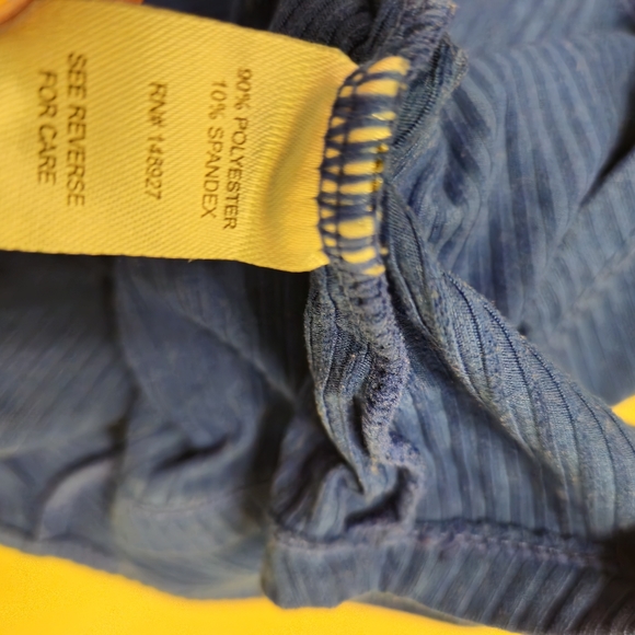 Royal Blue Mid Cut Top by Glitz Sz L - Picture 3 of 4